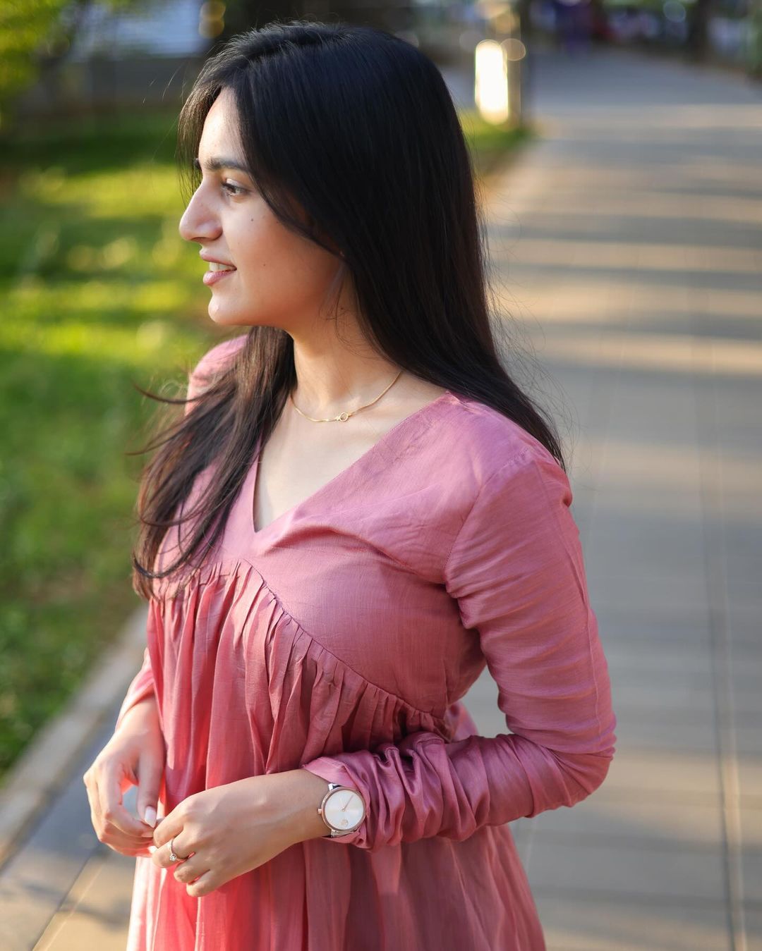 Pink & Blue Alia Cut Set - Studio Thari